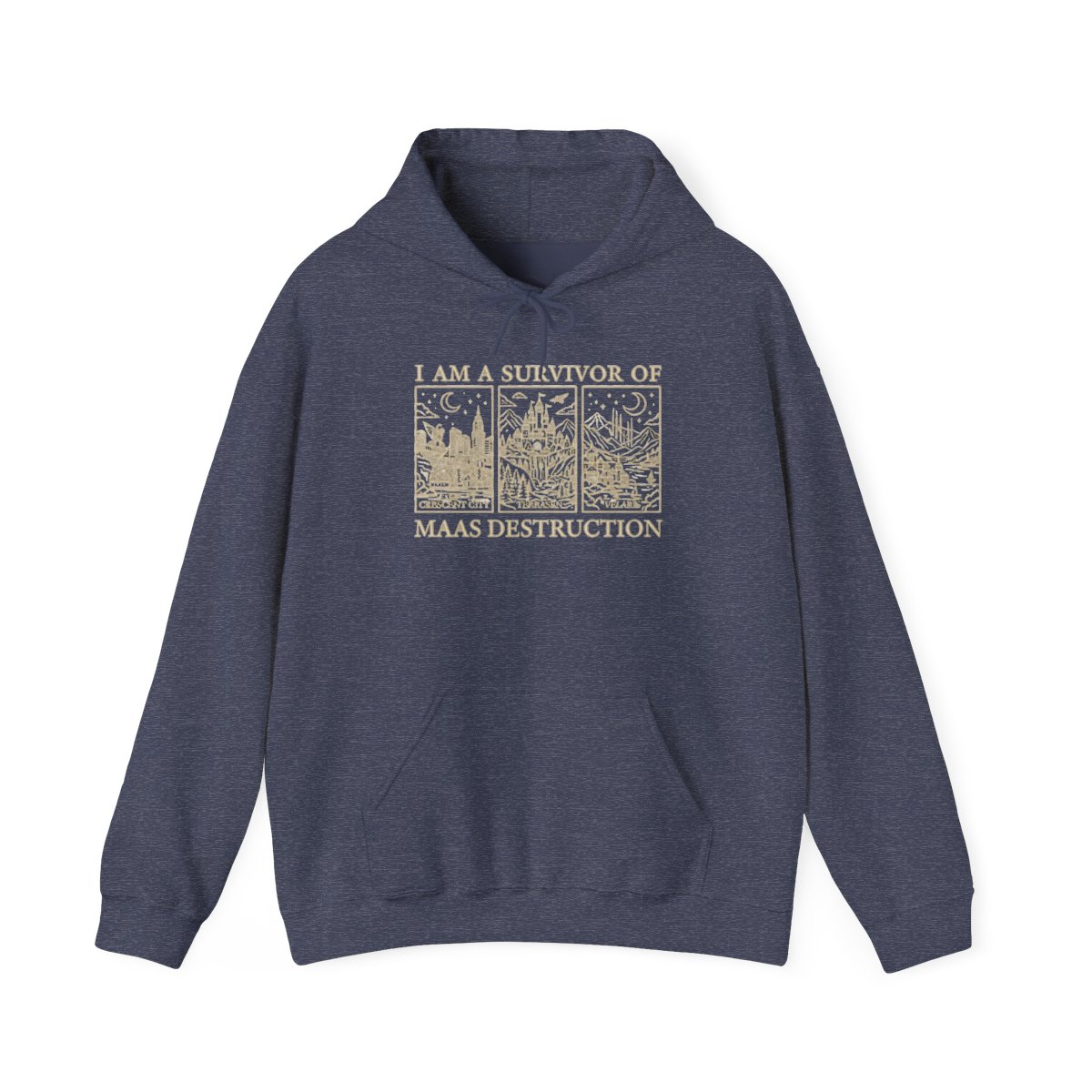 SJM Books Shirts + Hoodies: ACOTAR Gift for Romantasy Readers, Maas Destruction Tshirt, TOG C.C. Velaris Comfort Colors Hoodie + Hoodie | Sarah J. Maas / ACOTAR