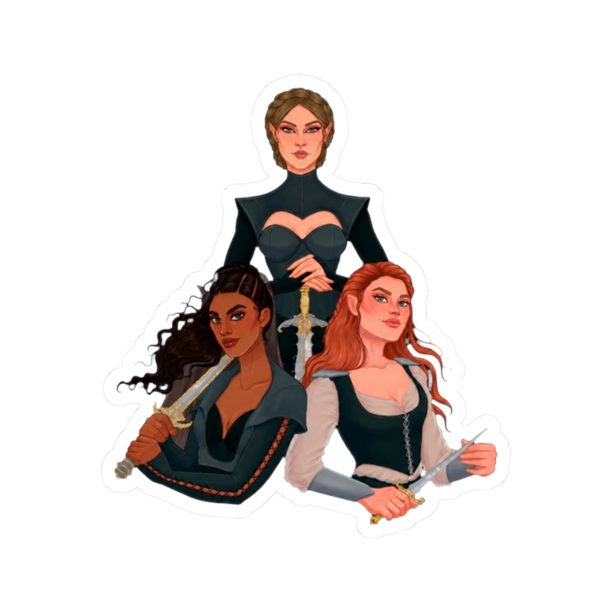 acotar valkyries nesta emerie gwyn version 2 | Sarah J. Maas / ACOTAR - alternate angle 3, merchandise