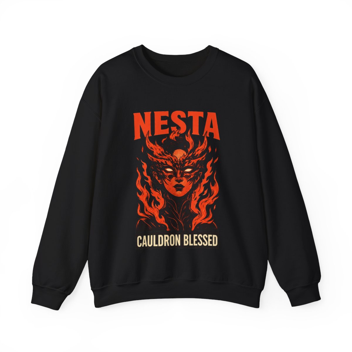 Nesta Archeron Valkyrie - Sarah J Maas Crewneck | Sarah J. Maas / ACOTAR - alternate angle 3, merchandise