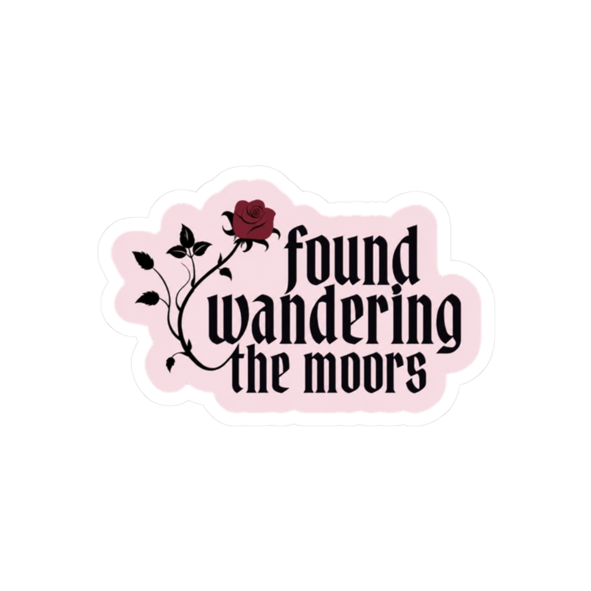 Wandering the Moors Wuthering Heights Sticker | Sarah J. Maas / ACOTAR - alternate angle 3, merchandise